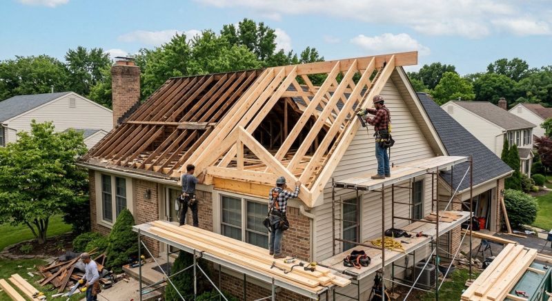 Gable Roof Framing in Wilmington, NC