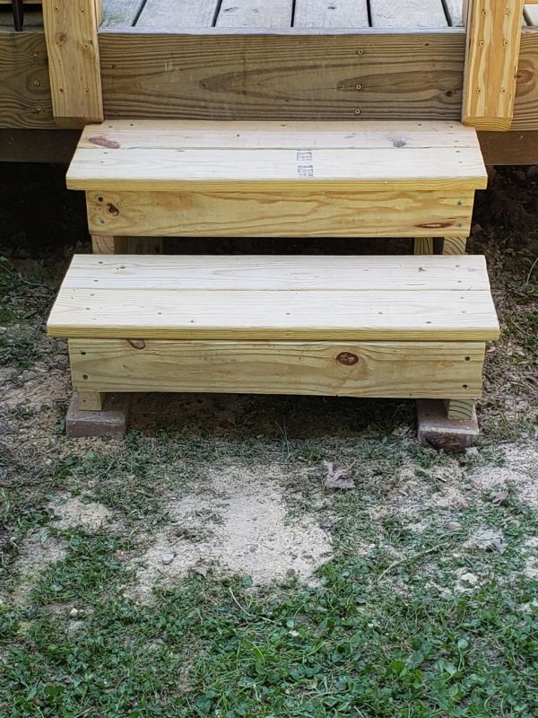 Deck Steps Repair detail