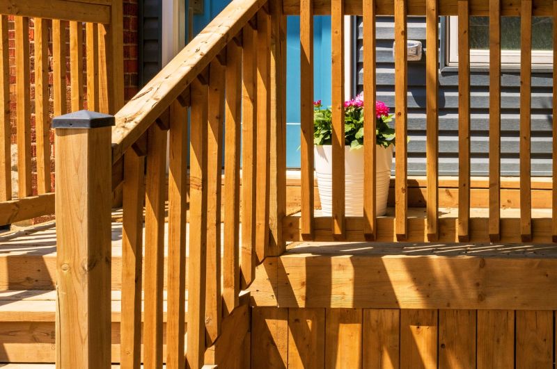 Porch Banister Installation detail