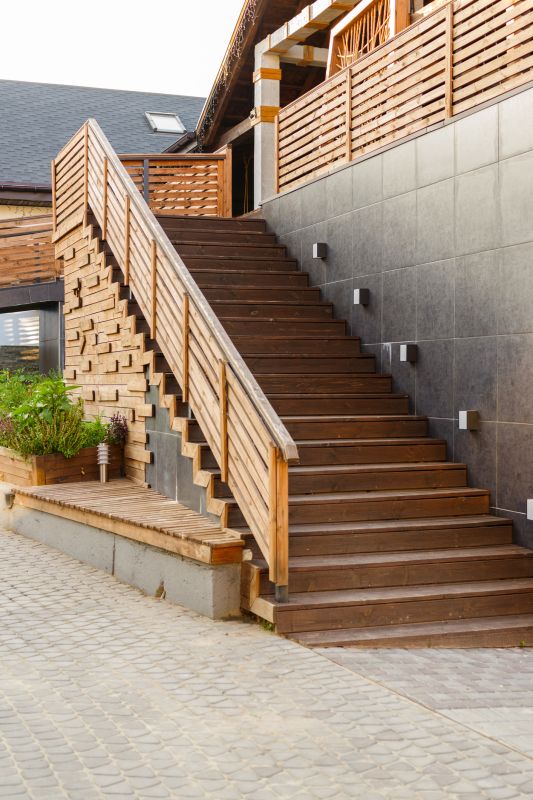 Wood Stair Railing Repair in Wilmington, NC