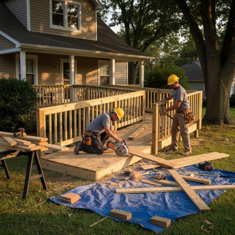 Local Railing Remodeling pros at work